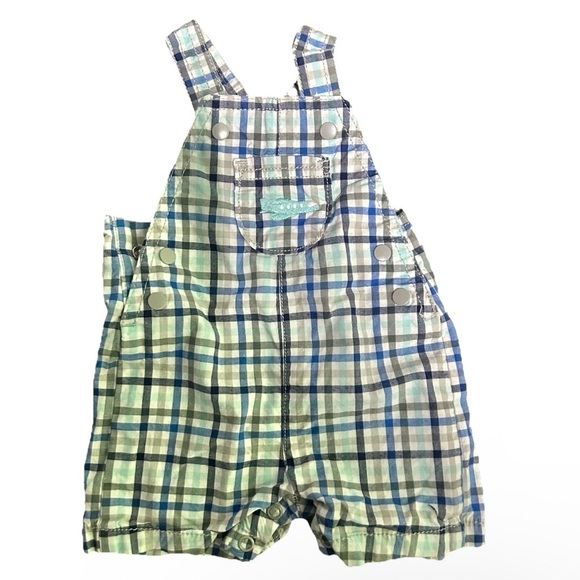 Lot Of 6 Overalls T Shirts Summer Shorts Size Newborn - Picture 5 of 6